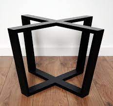 Metal industrial dining modern table legs desk legs base cast iron welding wrought iron coffee table bench legs night stand office table 28 inch triangle shape black diy (1 set of 2 pcs) 28h x19.7 4.4 out of 5 stars 61 Metal Coffee Table Legs Modern Table Base Steel Table Legs Etsy In 2021 Steel Table Legs Coffee Table Base Metal Table Base