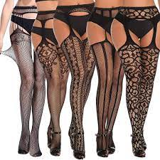 Garter fishnets