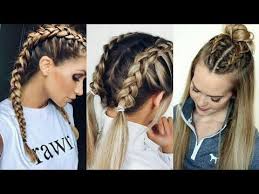 تسريحات شعر للمدرسة العودة المدرسية 2017 Back To School Heatless Hairstyles Back To School 2017 Youtube Hair Videos Tutorials Hair Videos Hair Styles