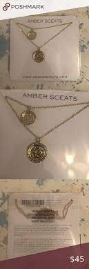 Nwot Nib Amber Sceats Double Coin Necklace Coin Necklace Womens Jewelry Necklace Necklace