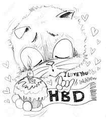 Ich liebe dich, so wie du mich, am abend und am morgen zärtliche liebe (tender love), woo 123, or ich liebe dich, is a love song by ludwig van beethoven that he composed in 1795 (wikipedia). Alles Gute Zum Geburtstag Und Ich Liebe Dich Er Uberraschung Mit Freundin Sehr Niedlich Schauspielerei Katze Cartoon Niedlich Charakter Bleistift Skizze Design Schwarz Und Weiss Lizenzfreie Fotos Bilder Und Stock Fotografie Image