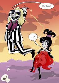 See more of beetlejuice on facebook. Beetlejuice And Lydia By Jenovita On Deviantart Beetlejuice Cartoon Beetlejuice Movie Beetlejuice