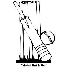 Cricket Bat And Ball Drawing Google Search Cricket Bat Art Sketches Clip Art
