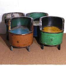 Paxton Oil Drum Chair Drum Chair Oil Drum Barrel Furniture