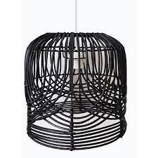 5.0 out of 5 stars. Kodu Rattan Pendant Light Shade Black Big W