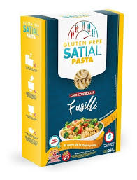 Complemento de la alimentación elaborado en base de ingredientes naturales, que han demostrado en ensayos preclínicos y clínicos su capacidad de disminuir la absorción de hidratos. Satial Food Pasta Fusilli 250gr