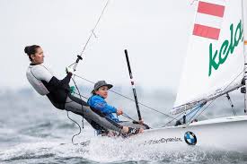 Mills and mcintyre could only manage seventh place in the opening race of the day, but they responded with a maiden victory in japan, which keeps them in running for medals. Lara Vadlau And Jolanta Ogar At Sailing World Cup Miami