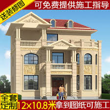 3 story house plans often come in handy if you're working with a narrow lot. European Style Three Story Villa Drawing Rural Self Built House Design Drawing Construction Construction Drawing Two Story Half Built House Plan Drawing