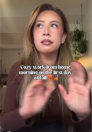 Cozy work from home morning