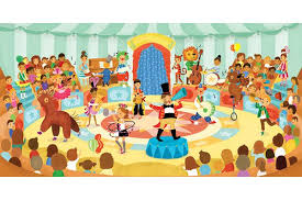 Artwork For The Usborne Noisy Circus Book Book Of Circus Circus Illustration Illustrations And Posters