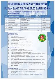 Scopri ricette, idee per la casa, consigli di stile e altre idee da provare. Penerimaan Pegawai Tidak Tetap Rumah Sakit Tk Iv 03 07 03 Sariningsih Bandung Januari 2020 Lowongan Kerja Dan Rekrutmen Bulan Juli 2021