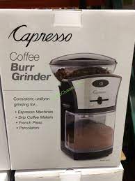Unless you like blended coffee that doesn't actually taste like coffee, and. Costco 525887 Capresso Coffee Burr Grinder Box Costcochaser