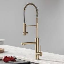 Enjoy free shipping on most stuff, even big i think they are trying to get you to void the warranty thinking people don't read the fine print details. Gold Pull Down Kitchen Faucets You Ll Love In 2021 Wayfair
