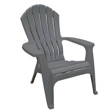 It makes durable, long lasting, solid furniture. Realcomfort Charcoal Resin Plastic Adirondack Chair 8371 13 4300 The Home Depot