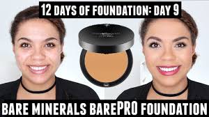 Bare Minerals Barepro Powder Foundation Review Oily Skin 12 Days Of Foundation Day 9