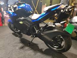The capital letters are reduced in size when compared to the numerals, this would not only allow for space savings but also easy identification or distinction between the letters and numerals. Evolet Hawk Faired Electric Motorcycle Image Gallery