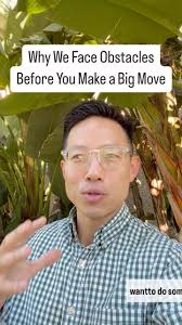 Do you ever feel like you run into a lot of obstacles right before you want  to make a big move or do something good in the world? This should be a sign  to you that you’re actually