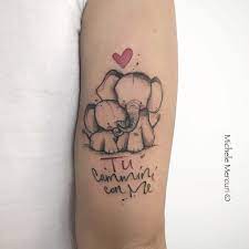 Finden Sie Den Kunstler Und Die Perfekte Inspiration Ihr Tattoo Zu Machen Family Tattoos Tattoos For Daughters Baby Elephant Tattoo