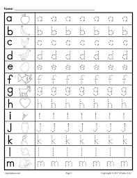 Lowercase Letter Tracing Worksheets Printable Alphabet Worksheets Lowercase Letters Printable Alphabet Tracing Worksheets
