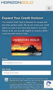 Maybe you would like to learn more about one of these? Horizon Gold Card Review 750 Unsecured Credit Limit Shop At The Horizon Outlet No Credit Check