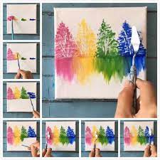9 Easy Painting Ideas For Beginner Art For Home Decor A Fashion Star Easy Paintings Beginner Painting Beginner Art This moon painting tutorial is intended for the beginner acrylic painter.