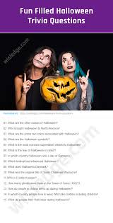 Aug 27, 2021 · test your knowledge of october 31 with these halloween trivia questions—answers included. 31 Fun Halloween Trivia Questions To Feed Your Party Wisledge
