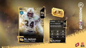 New GT Bo Jackson coming tomorrow #madden #madden20 #maddenultimateteam  #bojackson #raiders #lasvegas #oakland #la #goldenticket #gaming #nfl
