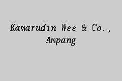 Kamarudin bin meranun is a malaysian businessman who is currently the chairman of airasia and ceo of the tune group. Kamarudin Wee Co Ampang Legal Firm In Ampang