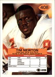 1992 Fleer #408 Tim Newton