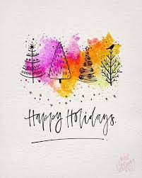 Excellent for organising christmas card or other mailing lists. Made On Ipad Pro 12 9 With Apple Pencil And Procreate App Custom Procreate Brushes Are Fr Christmas Card Art Christmas Card Design Watercolor Christmas Cards
