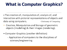 The terms were chosen to be specific to computer graphics, in the sense of image. Csit 323 Interactive Computer Graphics Introduction And Overview
