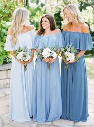 Abigail Chiffon Dress Off Shoulder Bridesmaid Dress Simple Bridesmaid Dresses Off Shoulder Bridesmaid