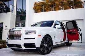 Rolls royce suv red interior. 2019 Rolls Royce Cullinan White Red Mvp Miami Exotic Rentals
