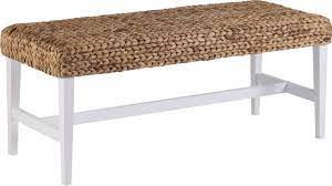 From classical french to ultra modern theres one to suit every taste and style. White Woven Coffee Table Bench Beach Style Upholstered Benches By Hedgeapple Houzz