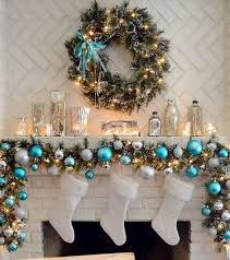 You can't really say you're ready to celebrate christmas until you've decorated the fireplace mantel. Festive Fireplace Mantels Decorated With Christmas Lights And Candles