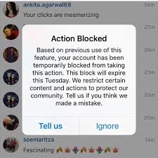 6 Reasons Why Instagram Blocks You To Do Actions If You Get Banned In 2020 Instagram Instagram Tips Overcoming Creative Block