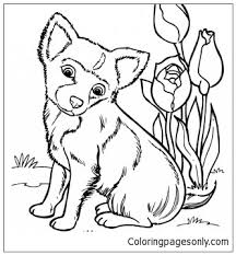 Home/animal coloring pages/little puppy coloring pages. Cute Puppy 9 Coloring Pages Puppy Coloring Pages Free Printable Coloring Pages Online