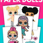 These doll clothes patterns are easy to make and can make up an entire wardrobe for your dolls or your child's dolls. Cute Paper Dolls Printable Free For Kids Sarah Titus From Homeless To 8 Figures