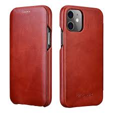 Round edge bookcase, 40 creative bookshelf design ideas for your inspiration hongkiat. Icarer Curved Edge Vintage Folio Genuine Leather Bookcase Type Case For Iphone 12 Mini Red Rix1203 Red Iphone Phone Cases U Case Eu Choose Your Case
