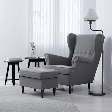 The product is sustainable, too. Strandmon Wing Chair Nordvalla Dark Gray Ikea