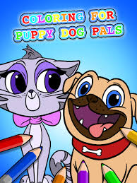 + gift (big coloring timetable). Puppy Dog Pals Coloring Book For Android Apk Download