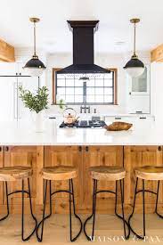 Ranch style white modern farmhouse kitchen. Rustic Modern Kitchen Cabinets Maison De Pax
