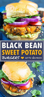 Sweet Potato Black Bean Veggie Burger Evolving Table Recipe Veggie Burgers Recipe Sweet Potato Veggie Burger Gluten Free Veggie Burgers
