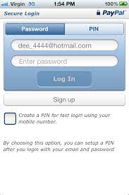 PayPal login mobile application | Mobile application, Paypal, Login