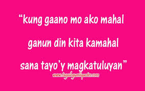 Inspirational Love Quotes Tagalog For Him &amp; Her | Love Quotes Tagalog via Relatably.com
