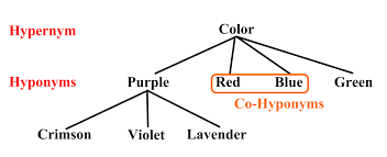 Types of meronymy (winston et al. Hyponymy And Hypernymy Wikipedia
