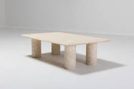 Angelo Mangiarotti Travertine Coffee Table For Up And Up 1stdibs 5700 Coffee Table Travertine Coffee Table Rectangular Coffee Table