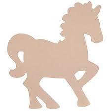 Nutztier, das in zahlreichen rassen auf der ganzen welt existiert. Mdf Pferd Online Kaufen Buttinette Bastelshop