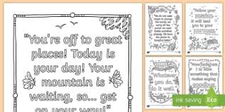 He feels absolutely victorious showing off his graduation certificate. Printable End Of School Coloring Pages Mindfulness Quotes