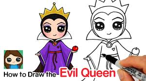 How To Draw The Evil Queen Disney Snow White Youtube